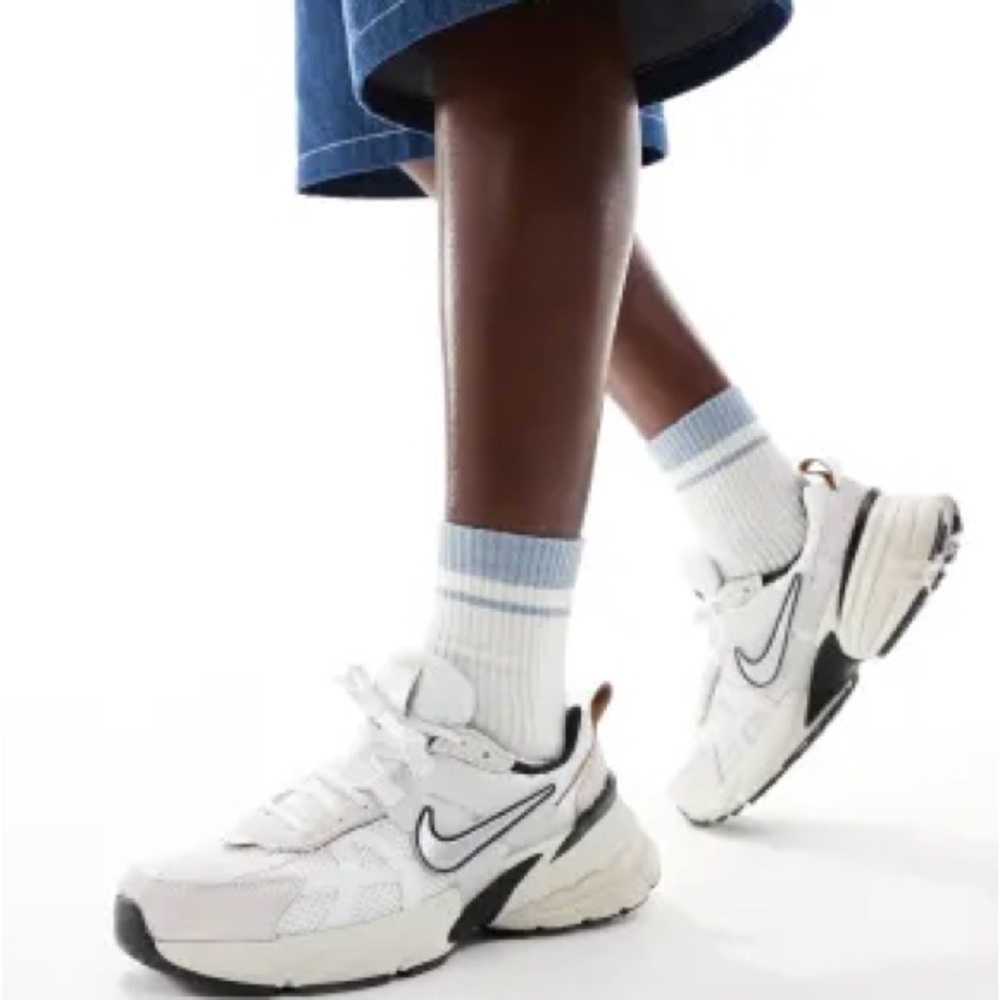 Nike Kids' White and Black Socks